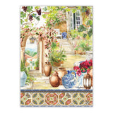 Michel Design Works Kitchen Towel - Tuscan Terrace - FreeShippingAllOrders.com