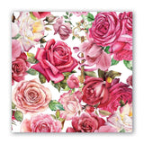 Michel Design Works Paper Cocktail Napkins - Royal Rose - FreeShippingAllOrders.com