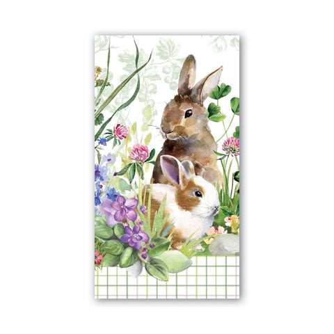 Michel Design Works Paper Hostess Napkins - Bunny Meadow - FreeShippingAllOrders.com