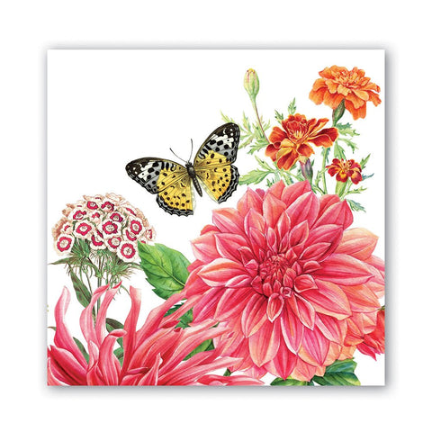 Michel Design Works Paper Luncheon Napkins - Dahlias - FreeShippingAllOrders.com