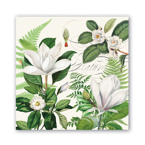 Michel Design Works Paper Luncheon Napkins - Magnolia Petals - FreeShippingAllOrders.com