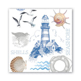 Michel Design Works Paper Luncheon Napkins - The Shore - FreeShippingAllOrders.com