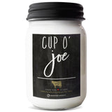 Milkhouse Candle 13.Oz. Mason Jar Farmhouse Candle - Cup O' Joe - FreeShippingAllOrders.com