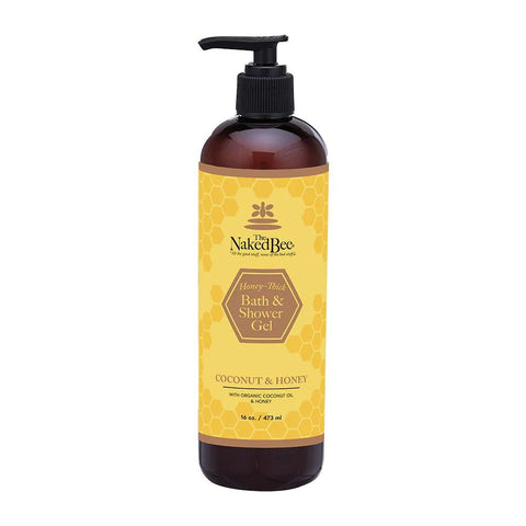 Naked Bee Bath & Shower Gel 16 Oz. - Coconut & Honey - FreeShippingAllOrders.com