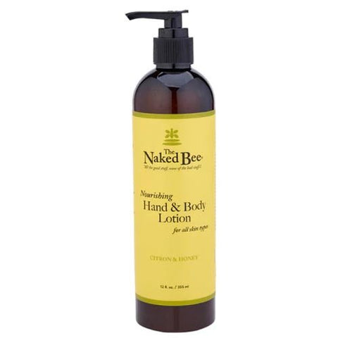 Naked Bee Hand & Body Lotion 12 Oz. - Citron & Honey - FreeShippingAllOrders.com