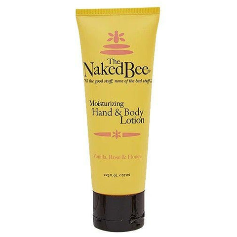 Naked Bee Hand & Body Lotion 2.25 Oz. - Vanilla Rose & Honey - FreeShippingAllOrders.com