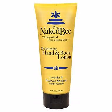 Naked Bee Hand & Body Lotion 6.7 Oz. - Lavender & Beeswax Absolute - FreeShippingAllOrders.com