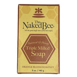 Naked Bee Oatmeal & Honey Triple Milled Bar Soap 5 Oz. - Orange Blossom Honey - FreeShippingAllOrders.com