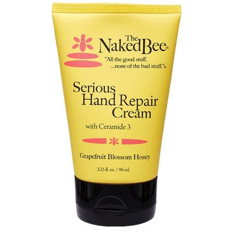 Naked Bee Serious Hand Repair Cream 3.25 Oz. - Grapefruit Blossom Honey - FreeShippingAllOrders.com