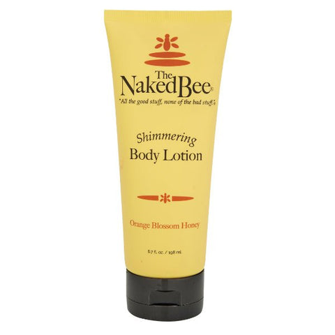 Naked Bee Shimmering Hand & Body Lotion 6.7 Oz. - Orange Blossom Honey - FreeShippingAllOrders.com