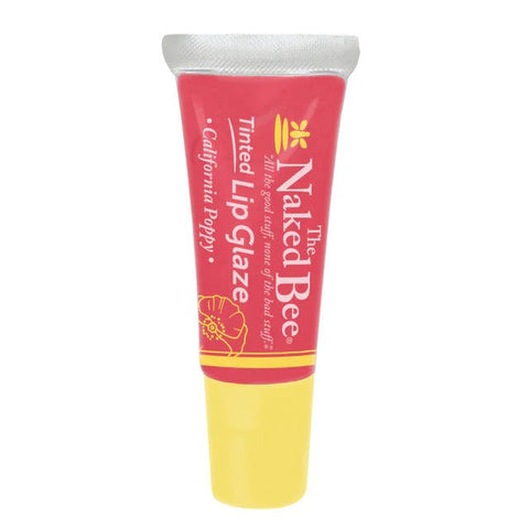 Naked Bee Tinted Lip Glaze Lip Color 0.3 oz. - California Poppy - FreeShippingAllOrders.com