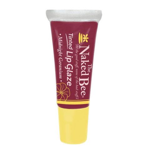 Naked Bee Tinted Lip Glaze Lip Color 0.3 oz. - Midnight Geranium - FreeShippingAllOrders.com