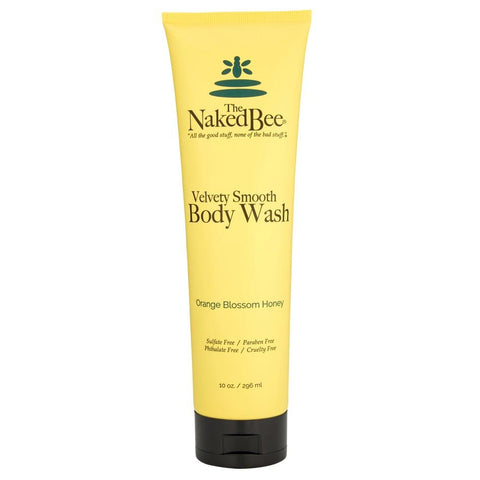 Naked Bee Velvety Smooth Body Wash 10 Oz. - Orange Blossom Honey - FreeShippingAllOrders.com