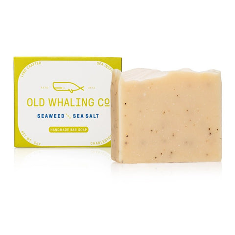 Old Whaling Co Handmade Bar Soap 5 Oz. - Seaweed & Sea Salt - FreeShippingAllOrders.com
