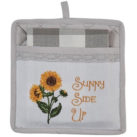 Park Designs Potholder Set with Pocket and Towel - Sunny Side Up - FreeShippingAllOrders.com