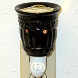 Plug - In Tart Burner - Black Columns - FreeShippingAllOrders.com