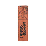 Poppy & Pout Lip Balm 0.3 Oz. - Pomegranate Peach - FreeShippingAllOrders.com