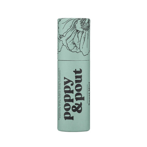 Poppy & Pout Lip Balm 0.3 Oz. - Sweet Mint - FreeShippingAllOrders.com