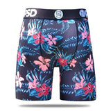 PSD Underwear Boxer Briefs - Floral Past Time - FreeShippingAllOrders.com