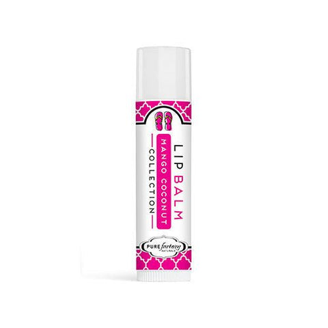 PureFactory Naturals Flip Flop Lip Balm 0.15 Oz. - Mango Coconut - FreeShippingAllOrders.com