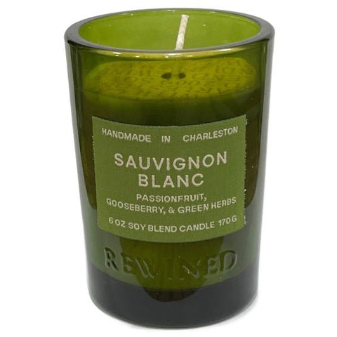 Rewined Signature Candle 6 oz. - Sauvignon Blanc - FreeShippingAllOrders.com