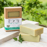 Rock Bottom Goat Milk Soap 5 Oz. - Cucumber & Fresh Mint - FreeShippingAllOrders.com