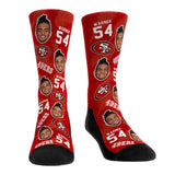 Rock 'Em Socks - Fred Warner - San Francisco 49ers - Football Guy - FreeShippingAllOrders.com