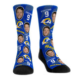 Rock 'Em Socks - Matthew Stafford - Los Angeles Rams - Football Guy - FreeShippingAllOrders.com