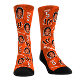 Rock 'Em Socks - Tee Higgins - Cincinnati Bengals - Football Guy - FreeShippingAllOrders.com