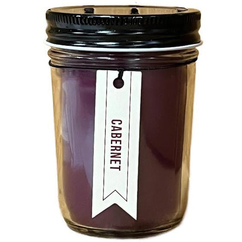 Scentations Mason Jar Candle 8.5 Oz. - Cabernet NEW SHAPE - FreeShippingAllOrders.com