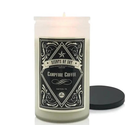 Scents Of Soy Candle Company Rustic Candle 16 Oz. - Campfire Coffee - FreeShippingAllOrders.com