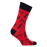 Socks n Socks Men's Crew Socks - Barber Shop - FreeShippingAllOrders.com