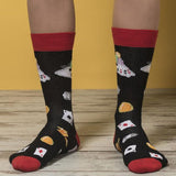 Socks n Socks Men's Crew Socks - Card Table - FreeShippingAllOrders.com