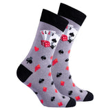 Socks n Socks Men's Crew Socks - Playing Cards - FreeShippingAllOrders.com