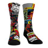 Rock 'Em Socks Spider-Man Brand New Day Comic Panels graphic socks