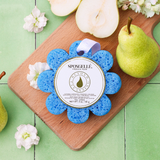 Spongelle Wild Flower Bath Sponge Freesia Pear - 3 Oz. - FreeShippingAllOrders.com