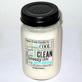 Swan Creek 100% Soy 24 Oz. Jar Candle - Crisp Cotton - FreeShippingAllOrders.com