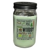 Swan Creek 100% Soy 24 Oz. Jar Candle - Silver Spruce & Cedar Tips - FreeShippingAllOrders.com