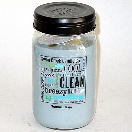 Swan Creek 100% Soy 24 Oz. Jar Candle - Summer Rain - FreeShippingAllOrders.com