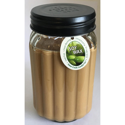 Swan Creek 100% Soy Homespun 24 Oz. Jar Candle - Gingerbread - FreeShippingAllOrders.com