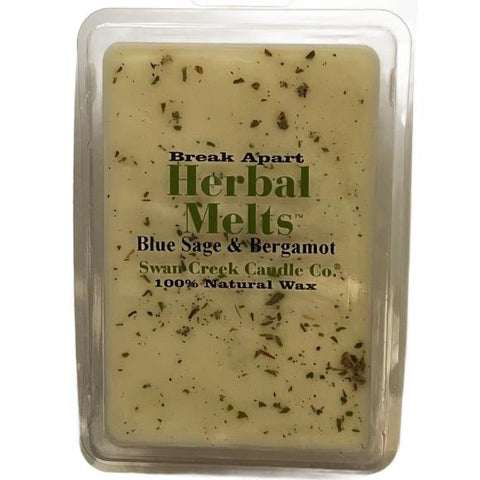 Swan Creek Candle Soy Drizzle Melt 5.25 Oz. - Blue Sage & Bergamot - FreeShippingAllOrders.com