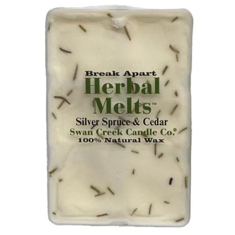 Swan Creek Candle Soy Drizzle Melt 5.25 Oz. - Silver Spruce & Cedar Tips - FreeShippingAllOrders.com