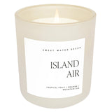 Sweet Water Decor Soy Candle Matte Jar 15 Oz. - Island Air - FreeShippingAllOrders.com