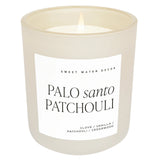 Sweet Water Decor Soy Candle Matte Jar 15 Oz. - Palo Santo Patchouli - FreeShippingAllOrders.com