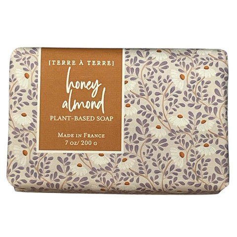 Terre a Terre Vegetable Soap 7 Oz. - Honey Almond - FreeShippingAllOrders.com