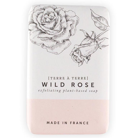 Terre a Terre Vegetable Soap 7 Oz. - Wild Rose Exfoliating - FreeShippingAllOrders.com