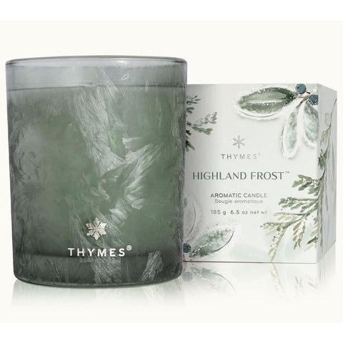 Thymes Aromatic Candle 6.5 Oz. - Highland Frost - FreeShippingAllOrders.com