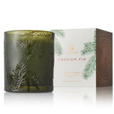 Thymes Aromatic Candle Green Glass 6.5 Oz. - Frasier Fir - FreeShippingAllOrders.com