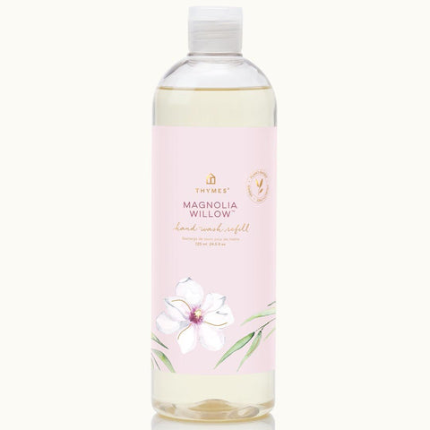 Thymes Hand Wash Refill 24.5 oz. - Magnolia Willow - FreeShippingAllOrders.com