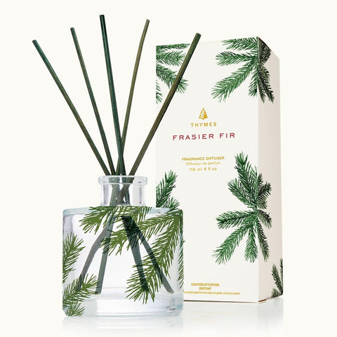 Thymes Petite Pine Needle Reed Diffuser 4 Oz. - Frasier Fir - FreeShippingAllOrders.com